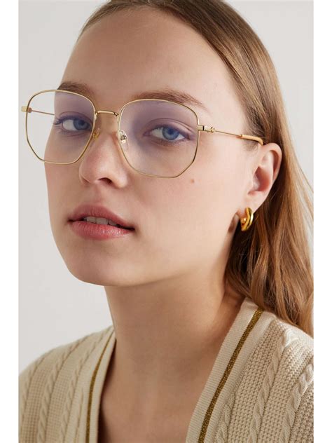 gucci thick frame eyeglasses|Gucci eyewear hexagonal frame glasses.